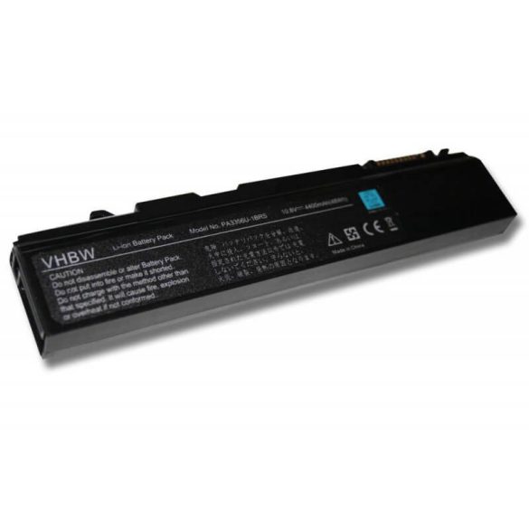 Toshiba Satellite U200 -- 4400mAh utángyártott akkumulátor