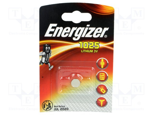 Energizer CR 1025 lítium elem 3V