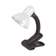   Avide LED lámpa csiptethető Fehér-Fekete dizájn max.60W E27 LED (izzó nem tartozék!)