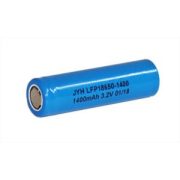 Ipari LFP 18650P 3.2V 1400mAh LiFePO4 akkumulátor