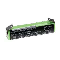   Omron GP75AAH2A1H - 600mAh, 2.4V elektromos fogkeve  akku - VHBW