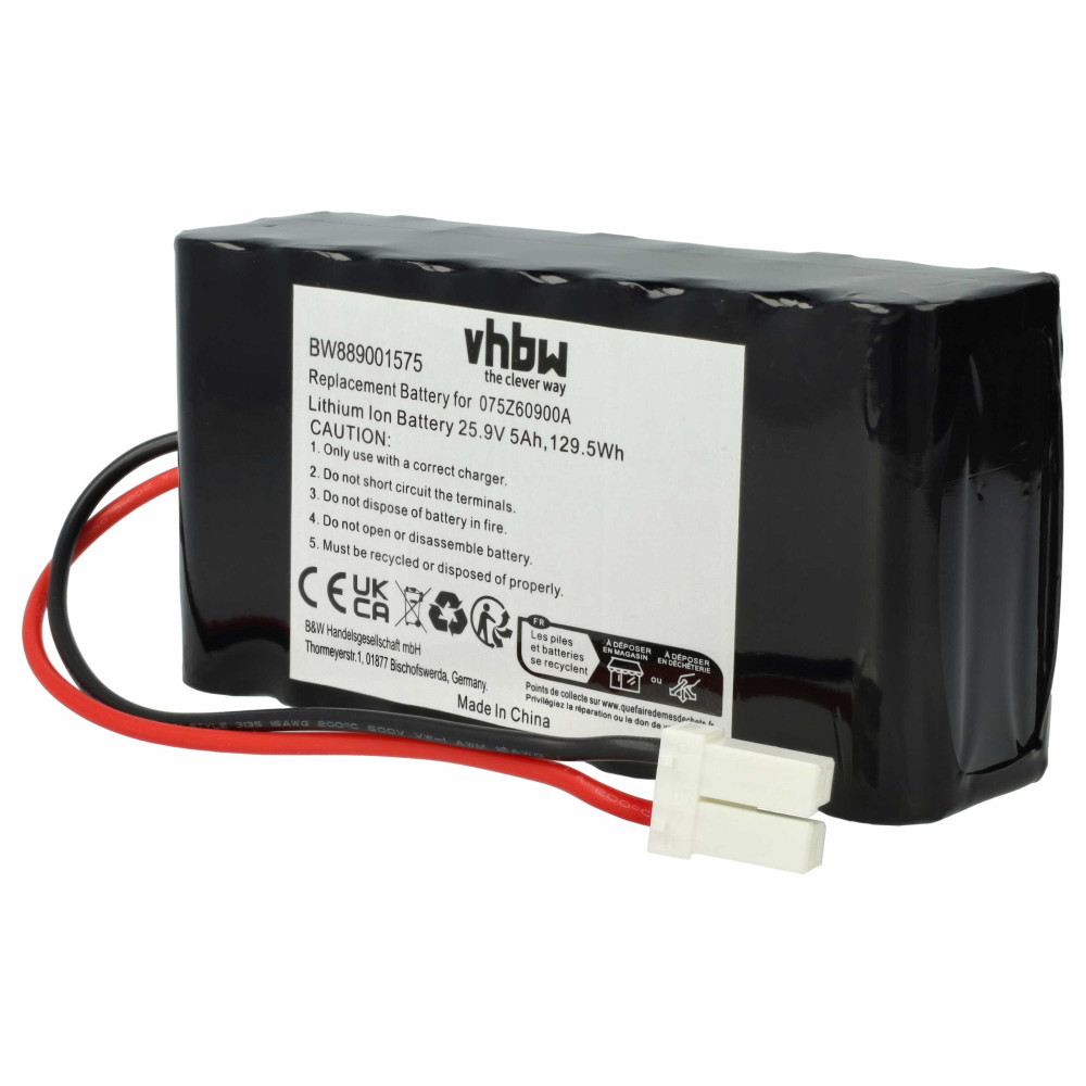 Ambrogio 050Z36600A, 050Z38600A, 075Z60900A - 5000mAh 25.9V Li-ion fűnyíró akku