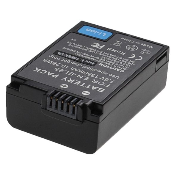 Nikon EN-EL25, VFB12502 - 1350mAh, 7.6V, Li-ion kamera akku