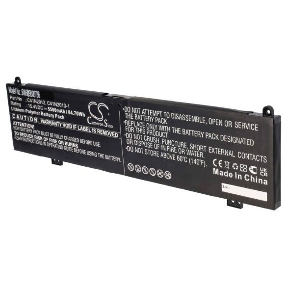 Asus C41N2013, 0B200-03880200, 0B200-03880-100 - 5500mAh 15.4V Li-polymer notebook akku