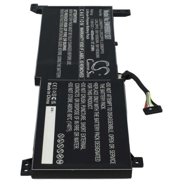 Lenovo 5B11B36273, 5B11B36278, 5B11B36280 - 4850mAh 7.68V Li-polymer notebook akku