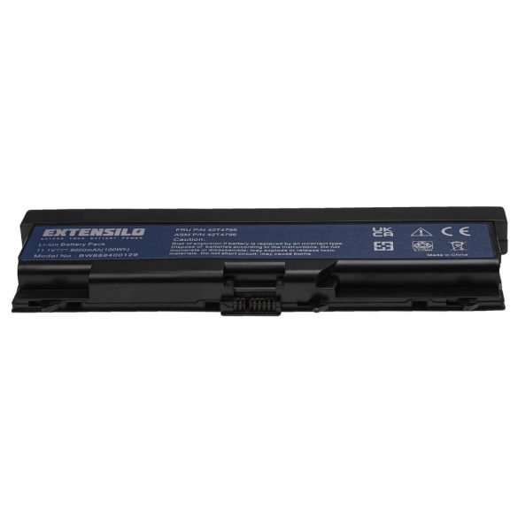 Lenovo 42T4712, 42T4710, 42T4709, 42T4708, 42T4235 - 9000mAh 11.1V Li-ion notebook akku