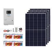 Napelem csomag 1600Wp + SinusPRO 3000S + 4xEnergyBull 230Ah