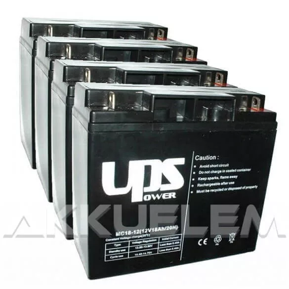 APC  RBC11 helyettesítő szünetmentes akkucsomag (4 * 12V 18Ah)