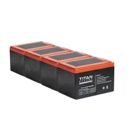   E-kerékpár akkucsomag 48V = 4 * 12V 14Ah TitanEnergy 6-DZM-14 csúszósarus