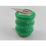 Nimh gombakku pakk (3 cellás) 2 pin 80mAh 3.6V akku