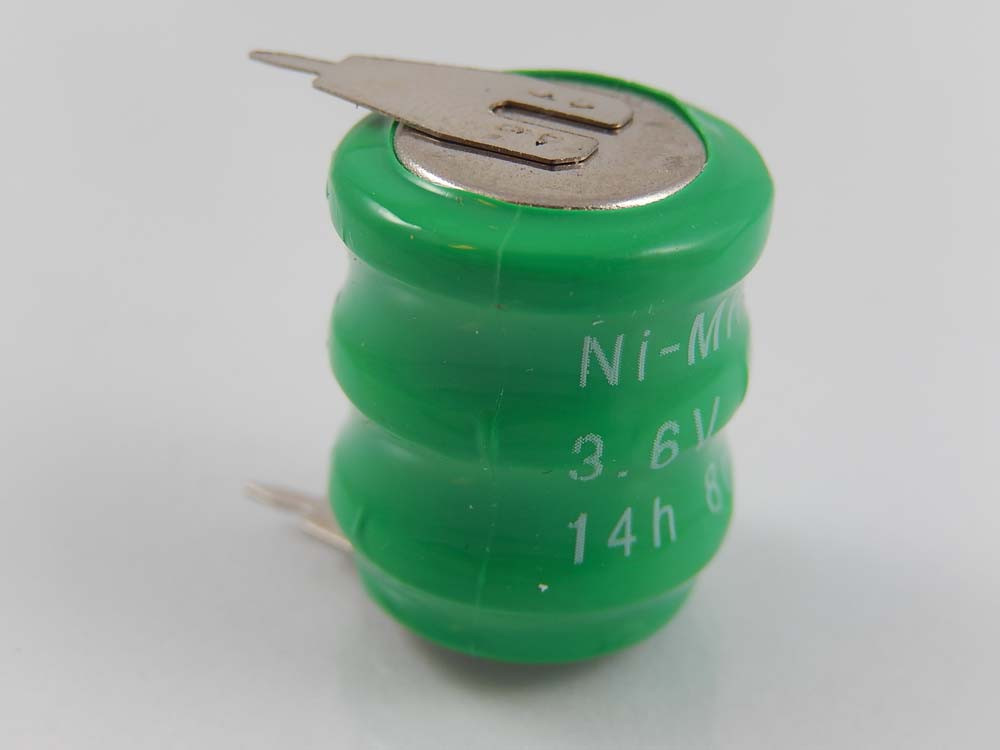 Nimh gombakku pakk (3 cellás) 2 pin 80mAh 3.6V akku