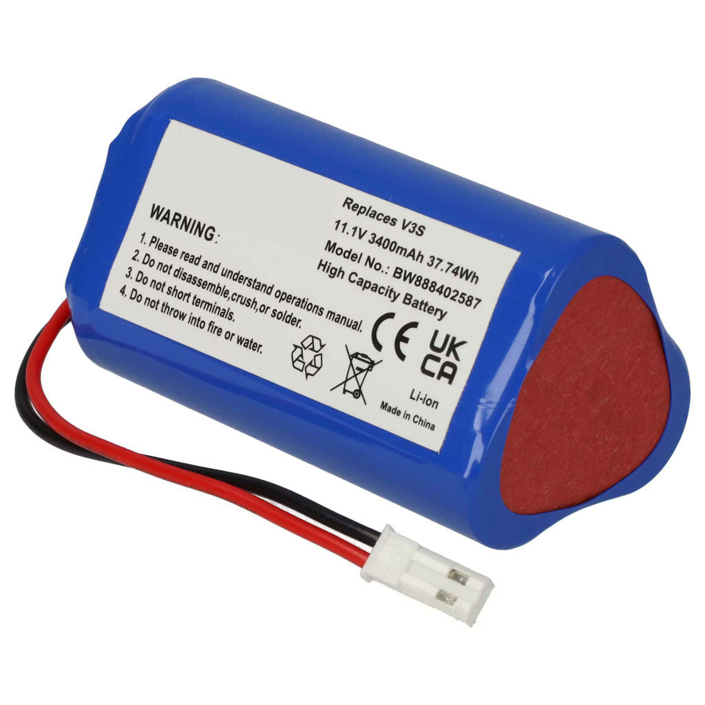 Electropan UR18650ZT-3S1P-S, ICP 186500-22F-M-3S1P-S- 3400mAh, 11.1V, Li-ion porszívó akku