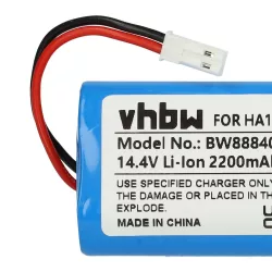   Medion HA15, HJ08- 2200mAh, 14.4V, Li-ion porszívó akku - VHBW