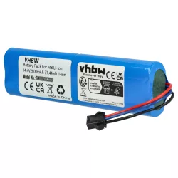   Proscenic M7 Pro, M8 Pro, Lydsto R1, Roidmi Eve Plus - 2600mAh, 14.4V, Li-ion porszívó akku - VHBW