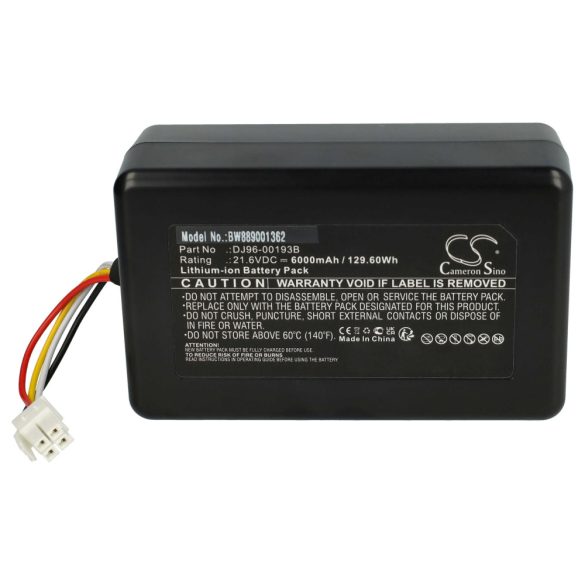 Samsung DJ96-00193F, DJ96-00193B, DJ68-00741V-00- 6000mAh, 21.6V, Li-ion porszívó akku