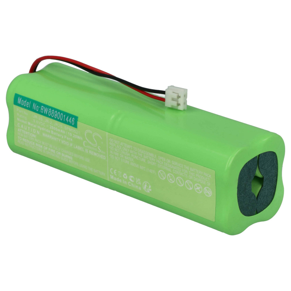 Drón távirányító Spektrum JRPB5011, JR-2, SPM9521, JR-2S, JR-A, JR2, JR2S 2000mAh, 9.6V akku