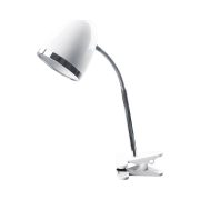   Avide BASIC LED asztali lámpa max.15W E27 csiptethető fehér (izzó nem tartozék!)