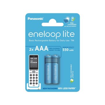   Eneloop AAA 550mAh NiMh akkumulátor DECT 2db/bliszter (ár/db)