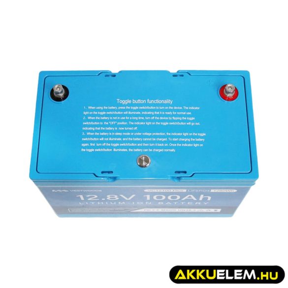 Vestwoods 12V 100Ah LiFePo4 akkumulátor