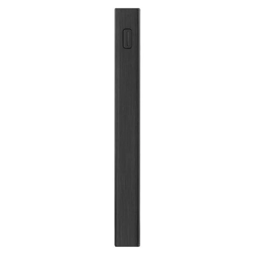 Külső akku 10000mAh 22,5W fekete B0531B gyorstöltés LED kijelzős