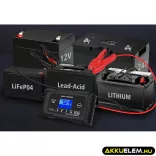 HTRC P25 töltő 12V 25A - 24V 13A - Ólom és LiFePO4 akkutöltő