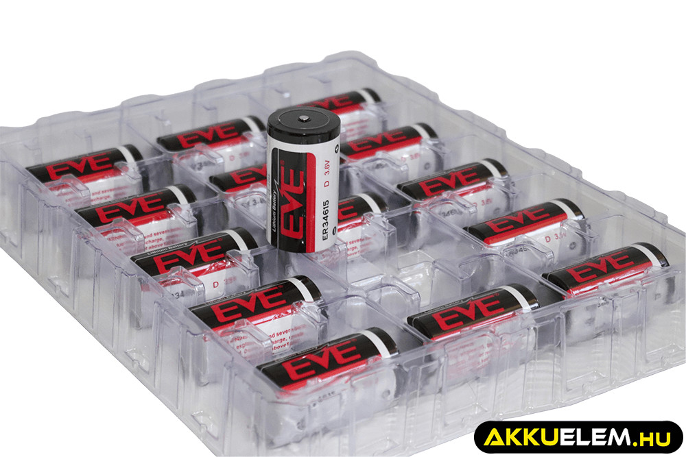 EVE Lítium elem D ER34615H 19Ah 3.6V
