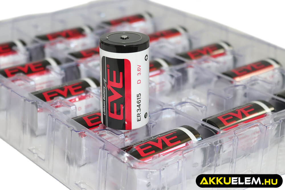 EVE Lítium elem D ER34615H 19Ah 3.6V
