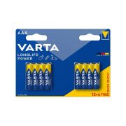 VARTA Longlife Power LR03 AAA tartós elem 16 db (ár/bl)