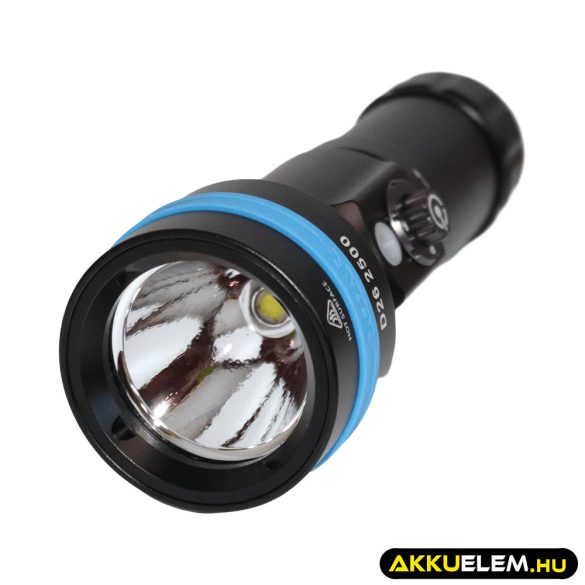 Xtar D26 2500lum SHORT búvárlámpa szett