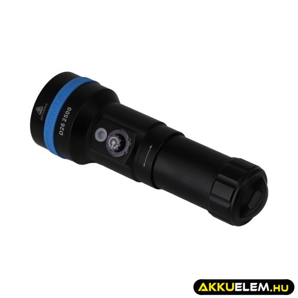 Xtar D26 2500lum SHORT búvárlámpa szett