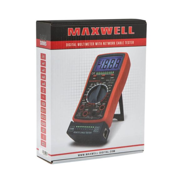 Maxwell MX-25312 digitális multiméter