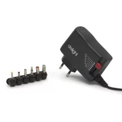 Adapter 55056c 3-12V 100-240V 6csat 30W 2,5Ah 120cm kábel