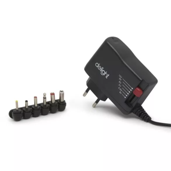 Adapter 55056c 3-12V 100-240V 6csat 30W 2,5Ah 120cm kábel