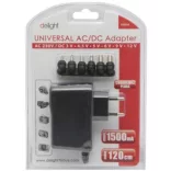 Adapter 55056c 3-12V 100-240V 6csat 30W 2,5Ah 120cm kábel