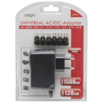 Adapter 55056c 3-12V 100-240V 6csat 30W 2,5Ah 120cm kábel