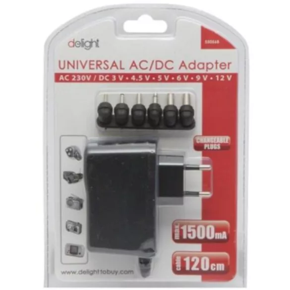 Adapter 55056c 3-12V 100-240V 6csat 30W 2,5Ah 120cm kábel