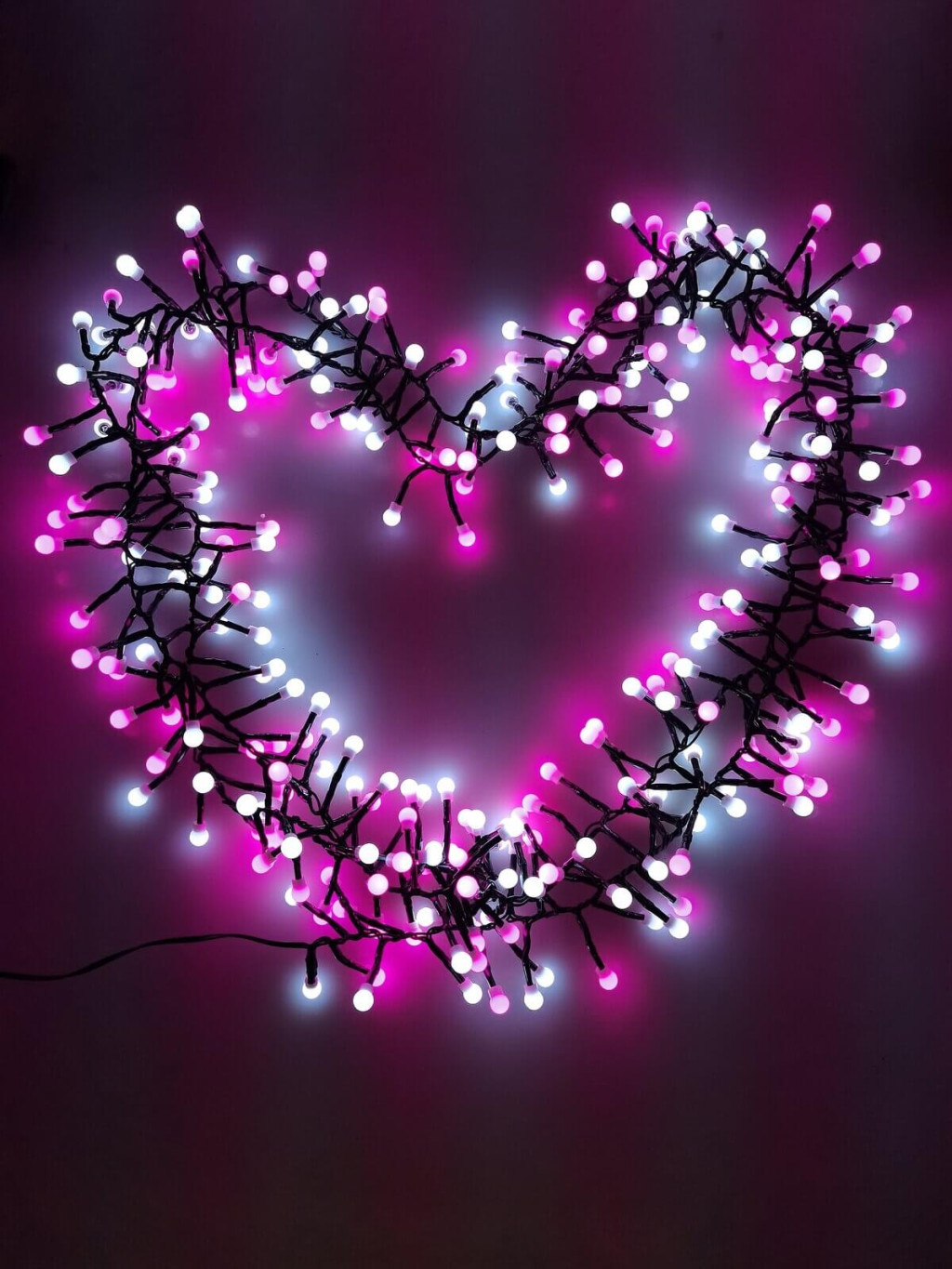 Karácsonyi füzér 288Led Pink 8módban állítható, kül/beltéri 3m