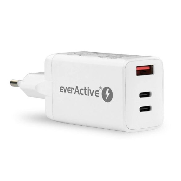 everActive USB tölto SC-650Q 65W 2xUSB-C 1xUSB-A