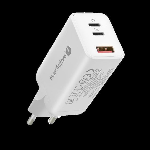 everActive USB tölto SC-650Q 65W 2xUSB-C 1xUSB-A