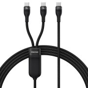 Baseus kábel 100W-ig 2in1 2x USB-C 150cm