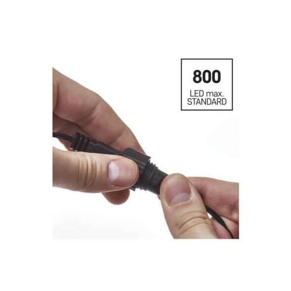 Karácsonyi füzér CNT D1CC02 100Led JÉGCSAP minta kül/bel CW