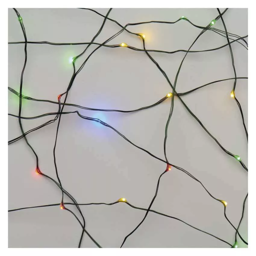Karácsonyi Fényfüzér 40Led 5+4m IP44 cherry színes D3AM01
