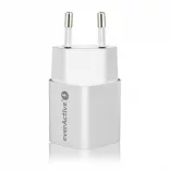 everActive USB töltő SC-390Q fehér QC3 + USB-C 30W GaN