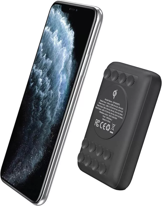 Energizer Power Bank Vezeték Nélküli QP10000PQ 10000mAh Tapadókorong