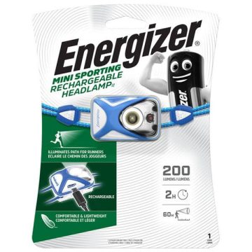 Energizer Fejlámpa Sport tölthető 200lm