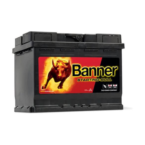 Banner 12V 60Ah 480A 56060 Starting Bull autó akkumulátor JOBB+