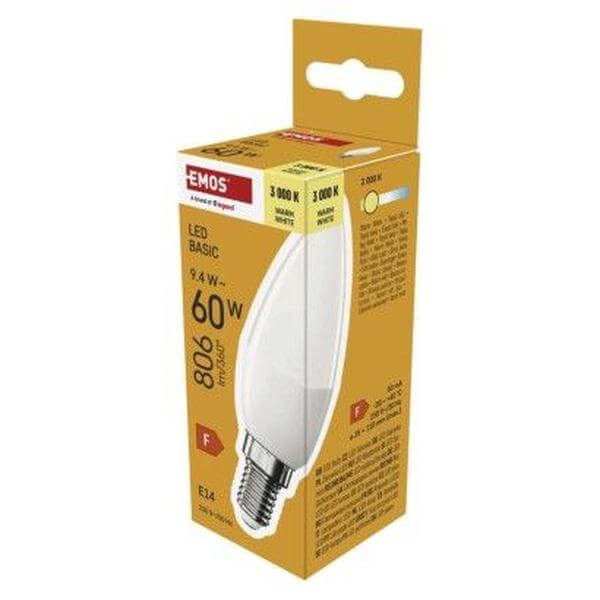 Classic E14 806lm 9,4W (60W) 3000K LED ZL3F42
