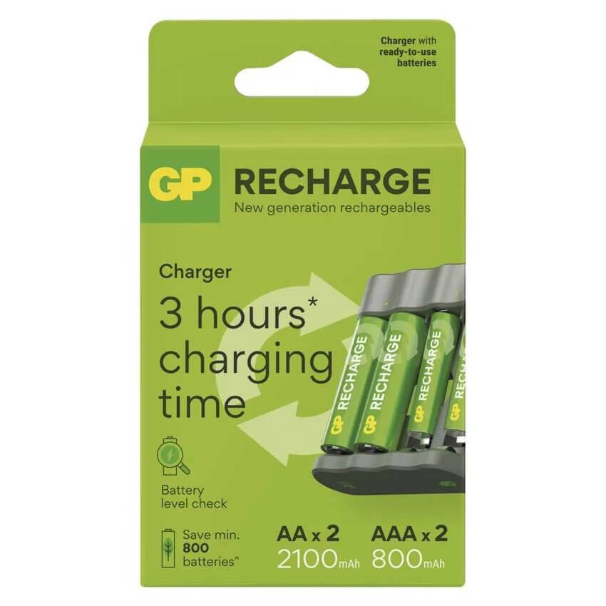 POWER BANK B441 akkutöltő + 2db AA és 2db AAA akku GP