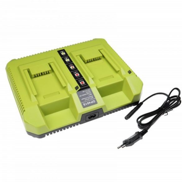 Dupla töltő Ryobi, RY40100 szerszámgép / fűnyíró Batteries Li-Ion 36V - Utángyártott