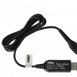   USB Töltőkábel Philips S510 borotva - 120 cm - Utángyártott